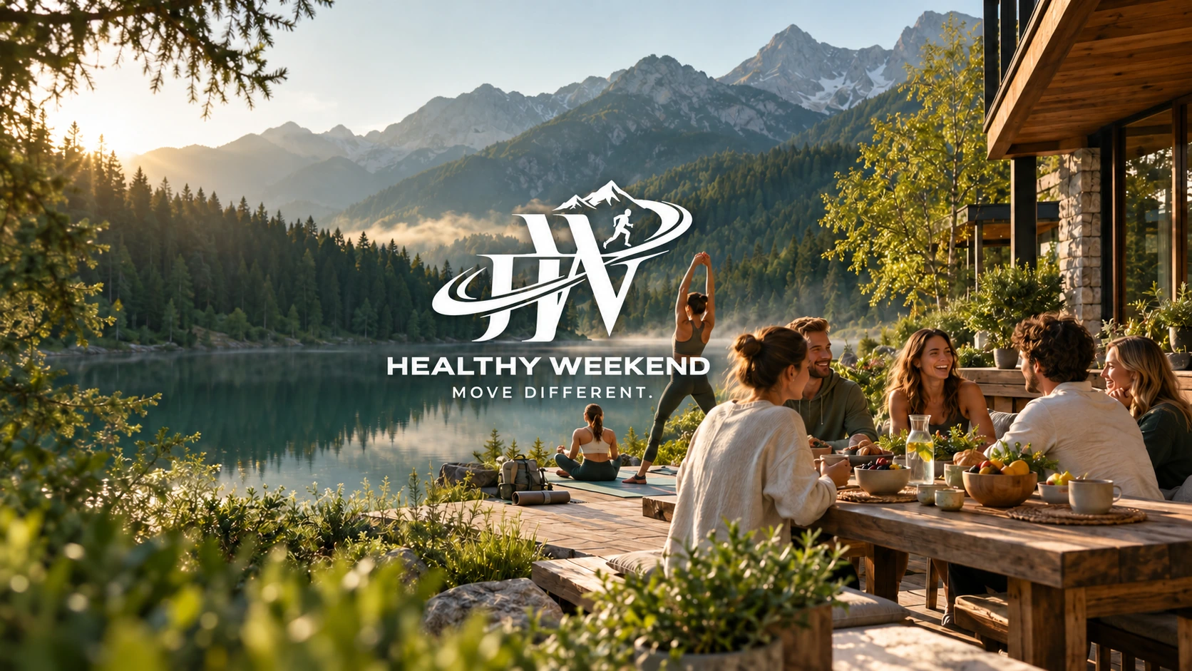 Healthy Weekend — Move different. Druženje ob zdravem zajtrku in sproščanje ob alpskem jezeru.